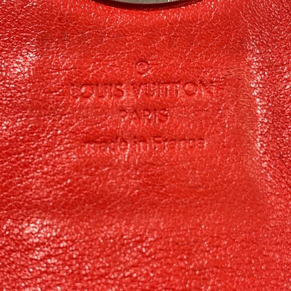 Louis Vuitton Red Monogram Mahina Leather Amelia Wallet (139616) - Picture 10 of 10